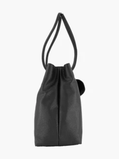 Zwarte Handtas Pompon -Beroemde Schoenen Winkel 02 41032073 1 P2