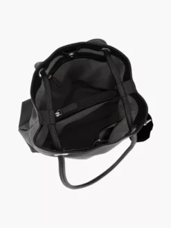 Zwarte Handtas Pompon -Beroemde Schoenen Winkel 02 41032073 1 P3