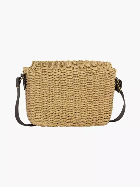 Bruine Schoudertas Riet 3 Bruine Schoudertas Riet - Afbeelding 3