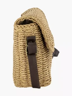 Bruine Schoudertas Riet 7 Bruine Schoudertas Riet -Beroemde Schoenen Winkel 02 41034150 1 P3