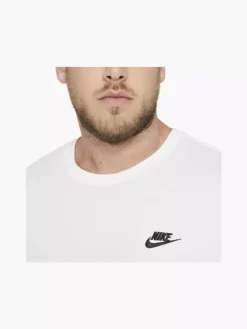 Nike Witte Club Tee - Heren -Beroemde Schoenen Winkel 02 46103007 1 P4x