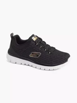 Skechers Zwarte Slip-on Sneaker Memory Foam -Beroemde Schoenen Winkel 1735220 H6