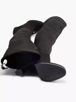 Zwarte Overknee Laars Hak -Beroemde Schoenen Winkel 1741355 H3
