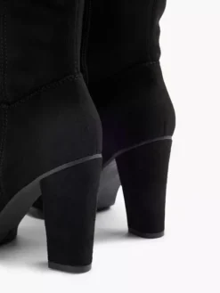 Zwarte Overknee Laars Hak -Beroemde Schoenen Winkel 1741355 H4