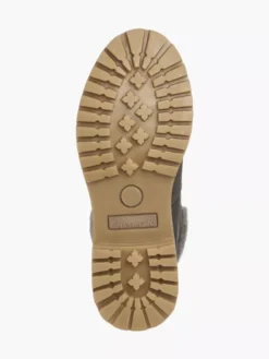 Grijze Nubuck Veterboot Gevoerd -Beroemde Schoenen Winkel 1742280 P2