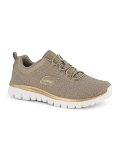 Skechers Taupe Graceful - Lavishly Irrestibl -Beroemde Schoenen Winkel 1836717 H6