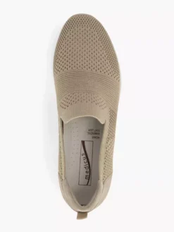 Beige Instap Sneaker Knitted -Beroemde Schoenen Winkel 1906372 H3