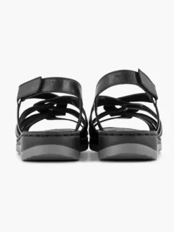 Zwarte Sandaal Klittenband 9 Zwarte Sandaal Klittenband -Beroemde Schoenen Winkel 1928784 H4