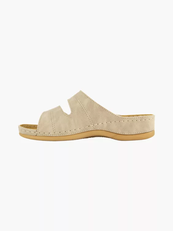 Easy Street Beige Slipper Klittenband 3 Easy Street Beige Slipper Klittenband - Afbeelding 3
