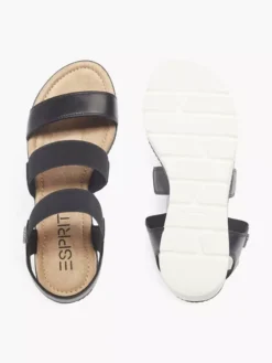 ESPRIT Zwarte Sandalette Elastisch -Beroemde Schoenen Winkel 1929109 H3