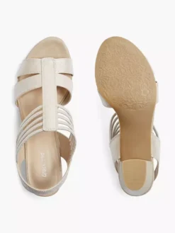 Zilveren Sandaal Elastisch -Beroemde Schoenen Winkel 1929116 H3