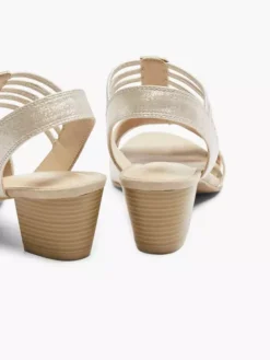 Zilveren Sandaal Elastisch -Beroemde Schoenen Winkel 1929116 H4