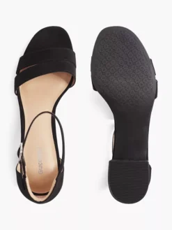 Zwarte Sandalette -Beroemde Schoenen Winkel 1929124 H3