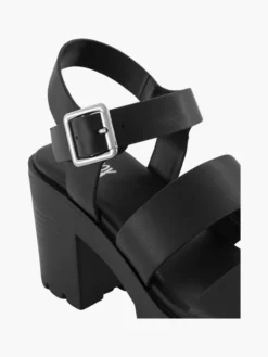 Zwarte Chunky Sandalette -Beroemde Schoenen Winkel 1936628 P5