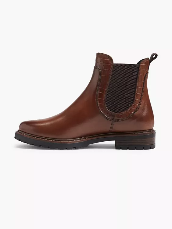Bruine Leren Chelsea Boot 2 Bruine Leren Chelsea Boot - Afbeelding 2