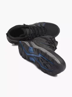 Zwarte Wandelschoen Vetersluiting -Beroemde Schoenen Winkel 1984107 H3