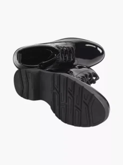 Zwarte Veterboot Lak -Beroemde Schoenen Winkel 1984142 P3
