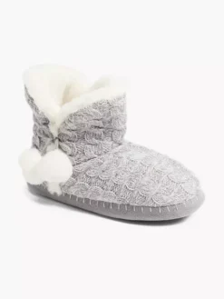 ESPRIT Grijze Pantoffel Gevoerd 11 ESPRIT Grijze Pantoffel Gevoerd -Beroemde Schoenen Winkel 1987448 H6