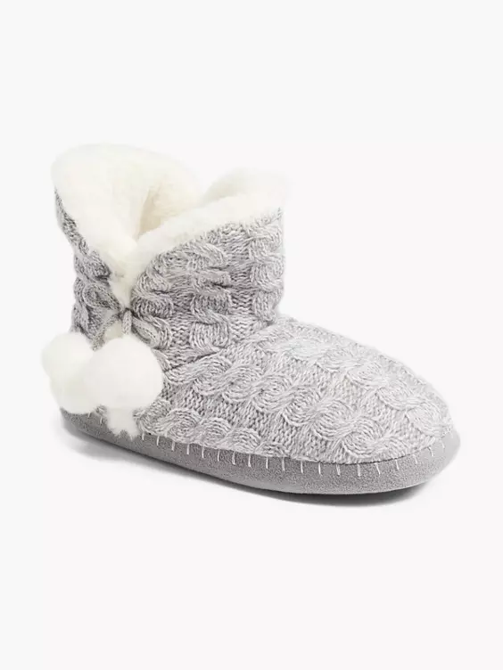 ESPRIT Grijze Pantoffel Gevoerd 6 ESPRIT Grijze Pantoffel Gevoerd - Afbeelding 6