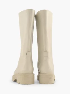Beige Hoge Veterboot -Beroemde Schoenen Winkel 1990035 H5