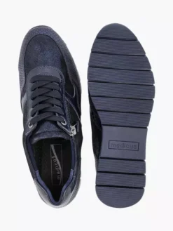 Donkerblauwe Sneaker Croco -Beroemde Schoenen Winkel 1991643 P3