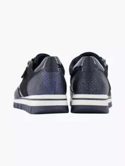 Donkerblauwe Sneaker Croco -Beroemde Schoenen Winkel 1991643 P4