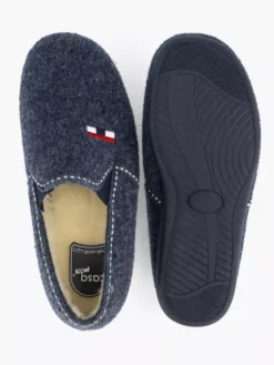 Donkerblauwe Pantoffel Wol -Beroemde Schoenen Winkel 1998594 H3