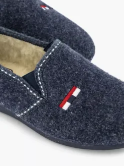 Donkerblauwe Pantoffel Wol -Beroemde Schoenen Winkel 1998594 H5