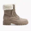 Taupe Veterboot Gevoerd