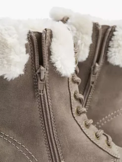 Taupe Veterboot Gevoerd 11 Taupe Veterboot Gevoerd -Beroemde Schoenen Winkel 1999263 H5