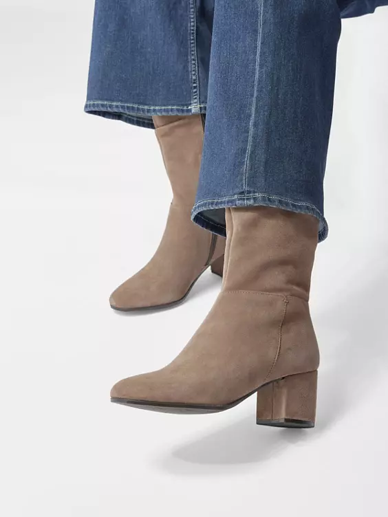 Beige Leren Laars 1 Beige Leren Laars