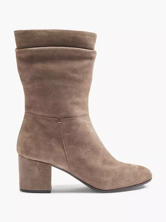 Beige Leren Laars 2 Beige Leren Laars - Afbeelding 2