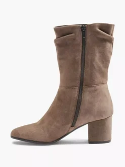 Beige Leren Laars 9 Beige Leren Laars -Beroemde Schoenen Winkel 1999572 H3