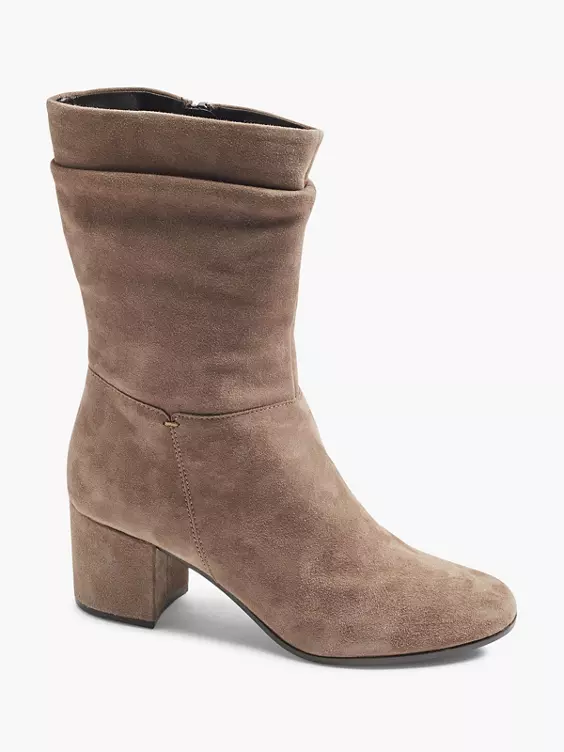 Beige Leren Laars 7 Beige Leren Laars - Afbeelding 7