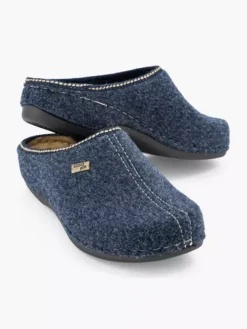 Donkerblauwe Instap Pantoffel -Beroemde Schoenen Winkel 2006132 H5