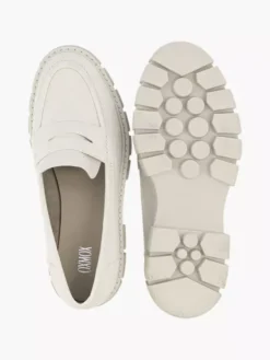 Beige Chunky Loafer -Beroemde Schoenen Winkel 2007045 P3