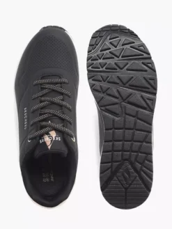 Skechers Zwarte Sneaker Memory Foam -Beroemde Schoenen Winkel 2022139 H4