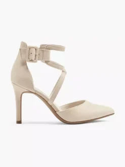 Beige Pump Gespsluiting