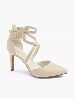Beige Pump Gespsluiting -Beroemde Schoenen Winkel 2027841 H6