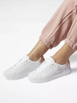 Witte Sneaker Bloemenprint
