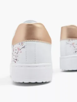 Witte Sneaker Bloemenprint -Beroemde Schoenen Winkel 2028788 H5
