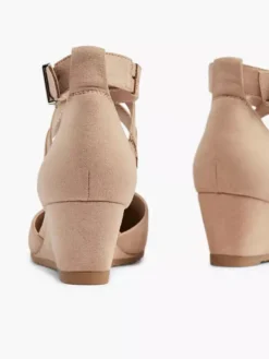Beige Pump Gesp -Beroemde Schoenen Winkel 2029574 H4