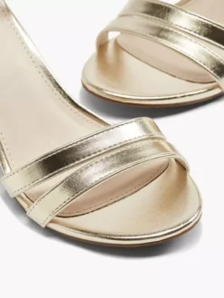 Gouden Sandalette Metallic -Beroemde Schoenen Winkel 2030158 H5