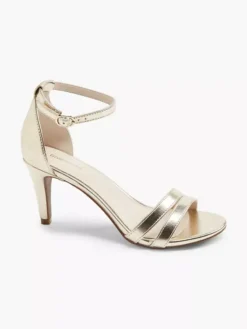 Gouden Sandalette Metallic -Beroemde Schoenen Winkel 2030158 H6