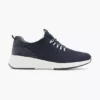 Donkerblauwe Leren Sneaker