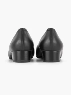 Zwarte Leren Pump -Beroemde Schoenen Winkel 2032960 H4