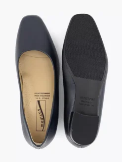 Donkerblauwe Leren Pump -Beroemde Schoenen Winkel 2032980 H3