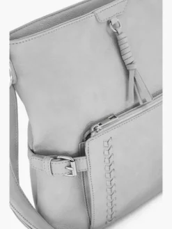 Lichtgrijze Schoudertas 8 Lichtgrijze Schoudertas -Beroemde Schoenen Winkel 2034024 H3