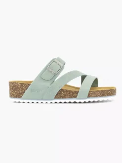 ESPRIT Groene Slipper Gesp