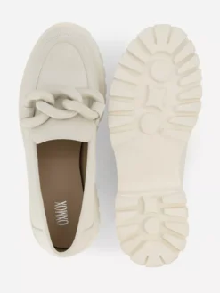 Ivoor Chunky Loafer Ketting -Beroemde Schoenen Winkel 2039193 H3